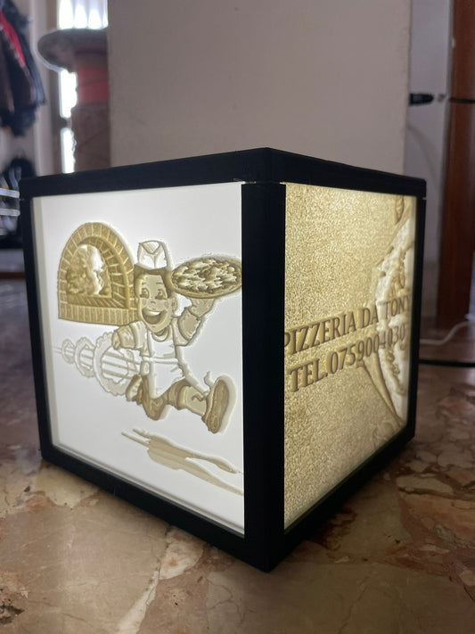 Lampada cubo Personalizzata rgb